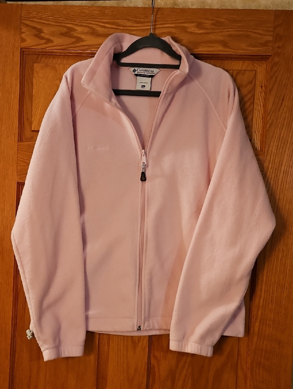 Columbia Women's Pale Pink Full-Zip Fleece Jacket